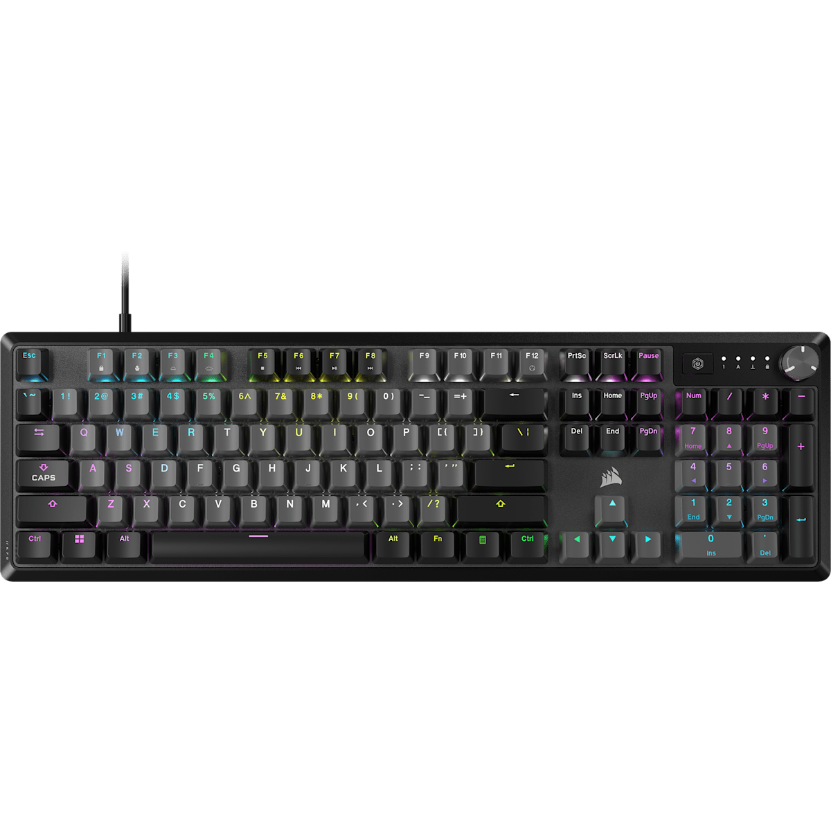 Corsair K70 Core Rgb Mechanical Gaming Keyboard — Steel Grey, цвет: Стальной серый — фото 1