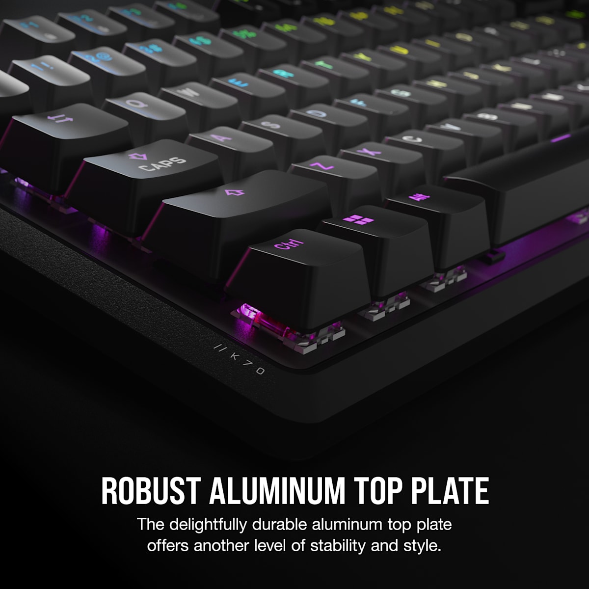 Corsair K70 Core Rgb Mechanical Gaming Keyboard — Steel Grey, цвет: Стальной серый — фото 5
