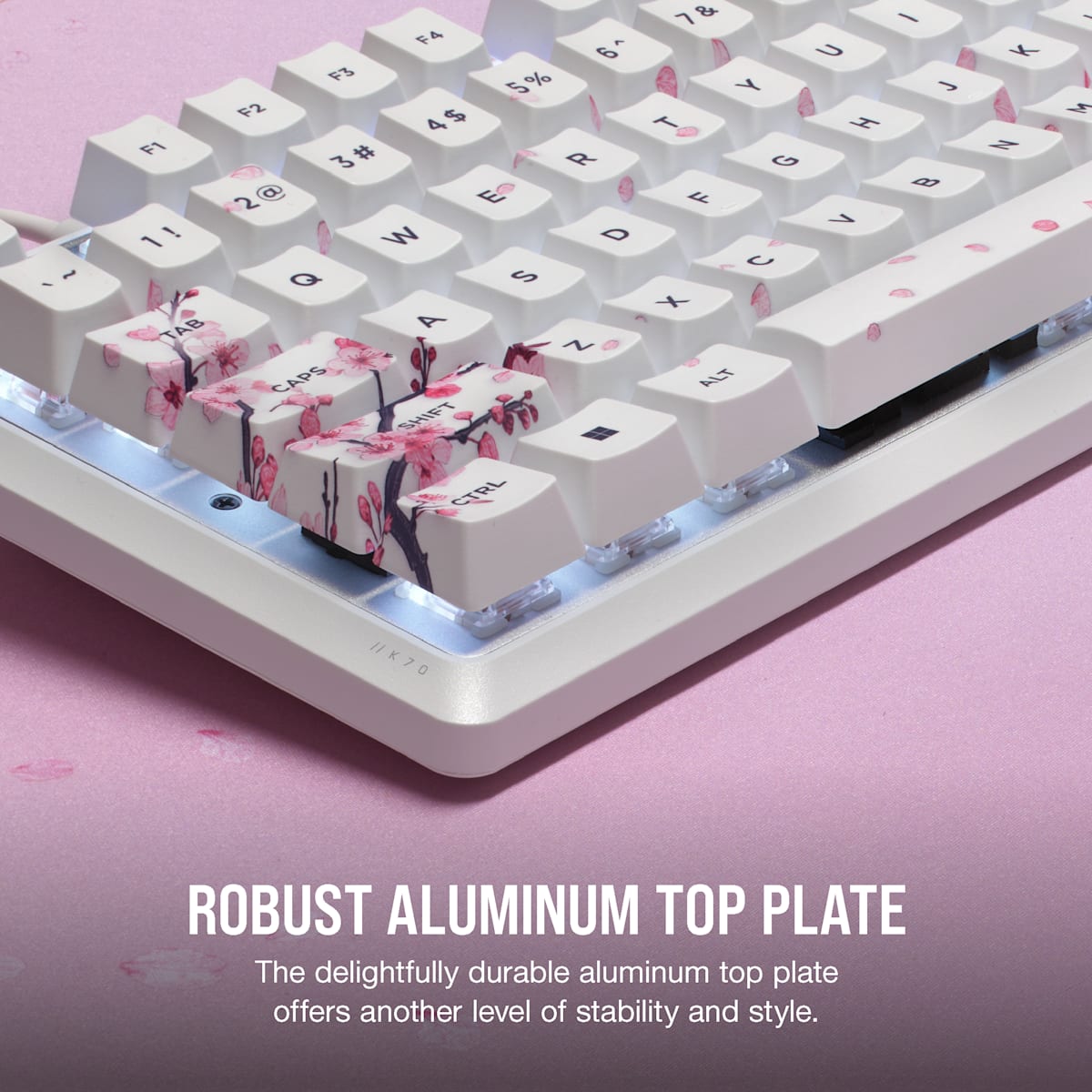 Corsair K70 Core SE RGB Mechanical Gaming Keyboard, цвет: Вишнёвый, вариант 1 — фото 6
