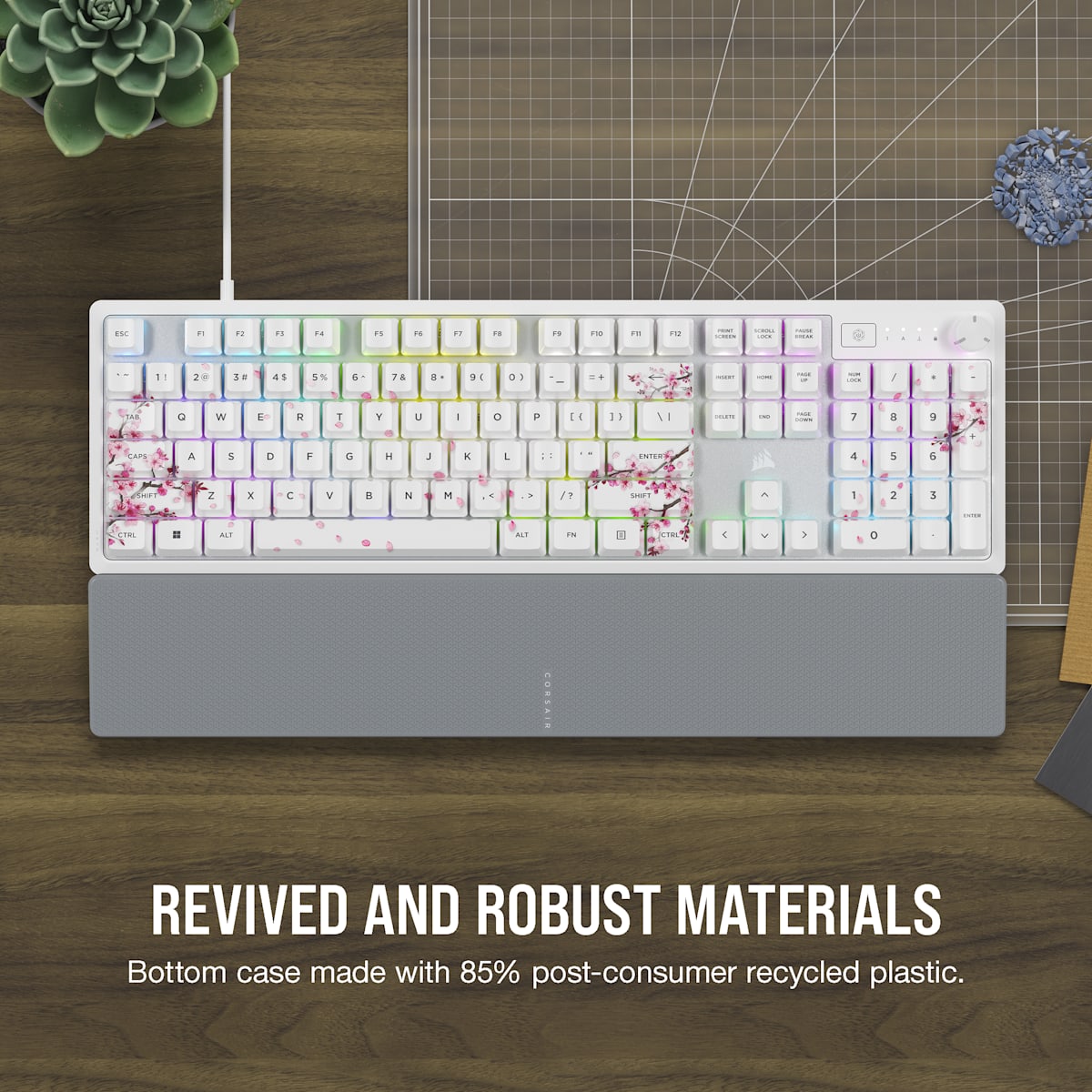 Corsair K70 Core SE RGB Mechanical Gaming Keyboard, цвет: Вишнёвый, вариант 1 — фото 8