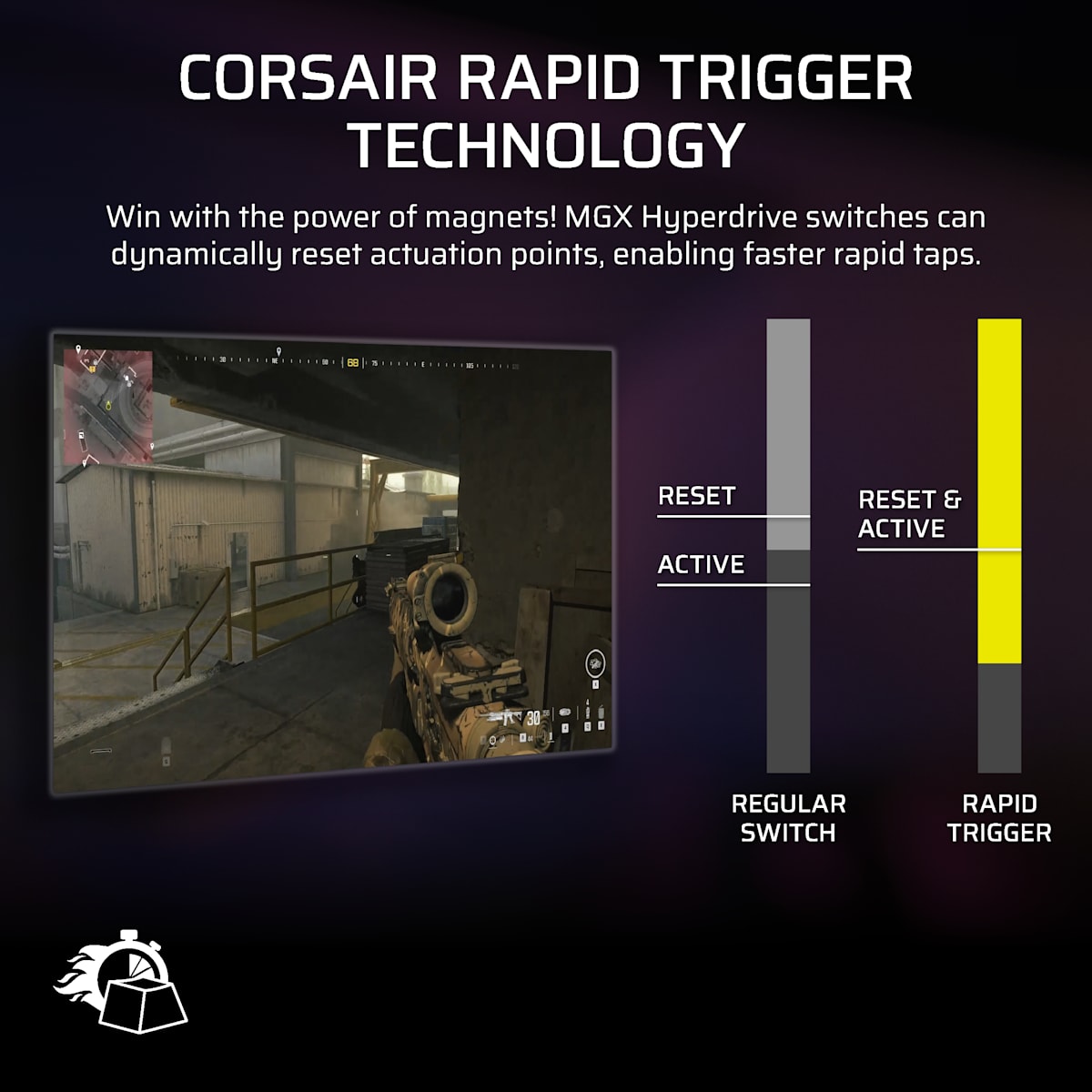 Corsair Vanguard Pro 96 Hall Effect Gaming Keyboard, цвет: Чёрный — фото 7