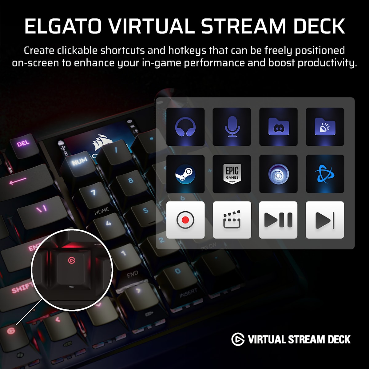 Corsair Vanguard Pro 96 Hall Effect Gaming Keyboard, цвет: Чёрный — фото 9