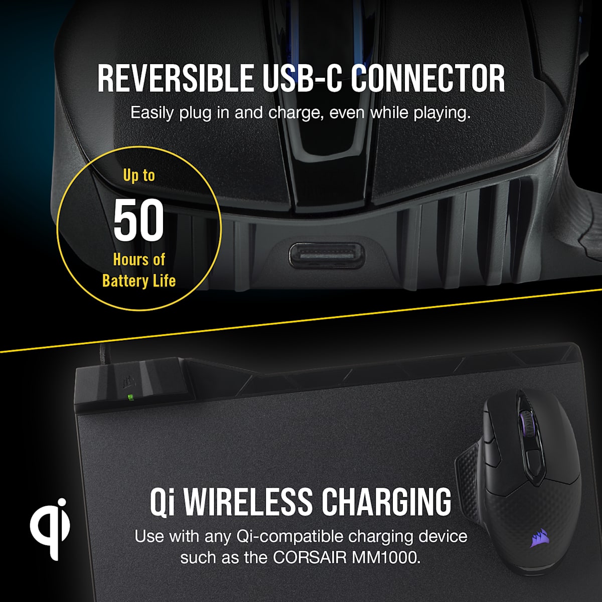Corsair Dark Core Rgb Pro SE Wireless Gaming Mouse — фото 5