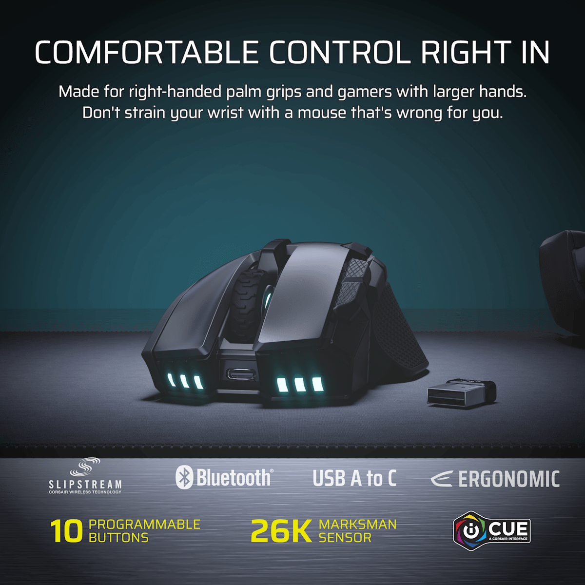 Corsair Ironclaw Wireless SE Gaming Mouse — фото 2