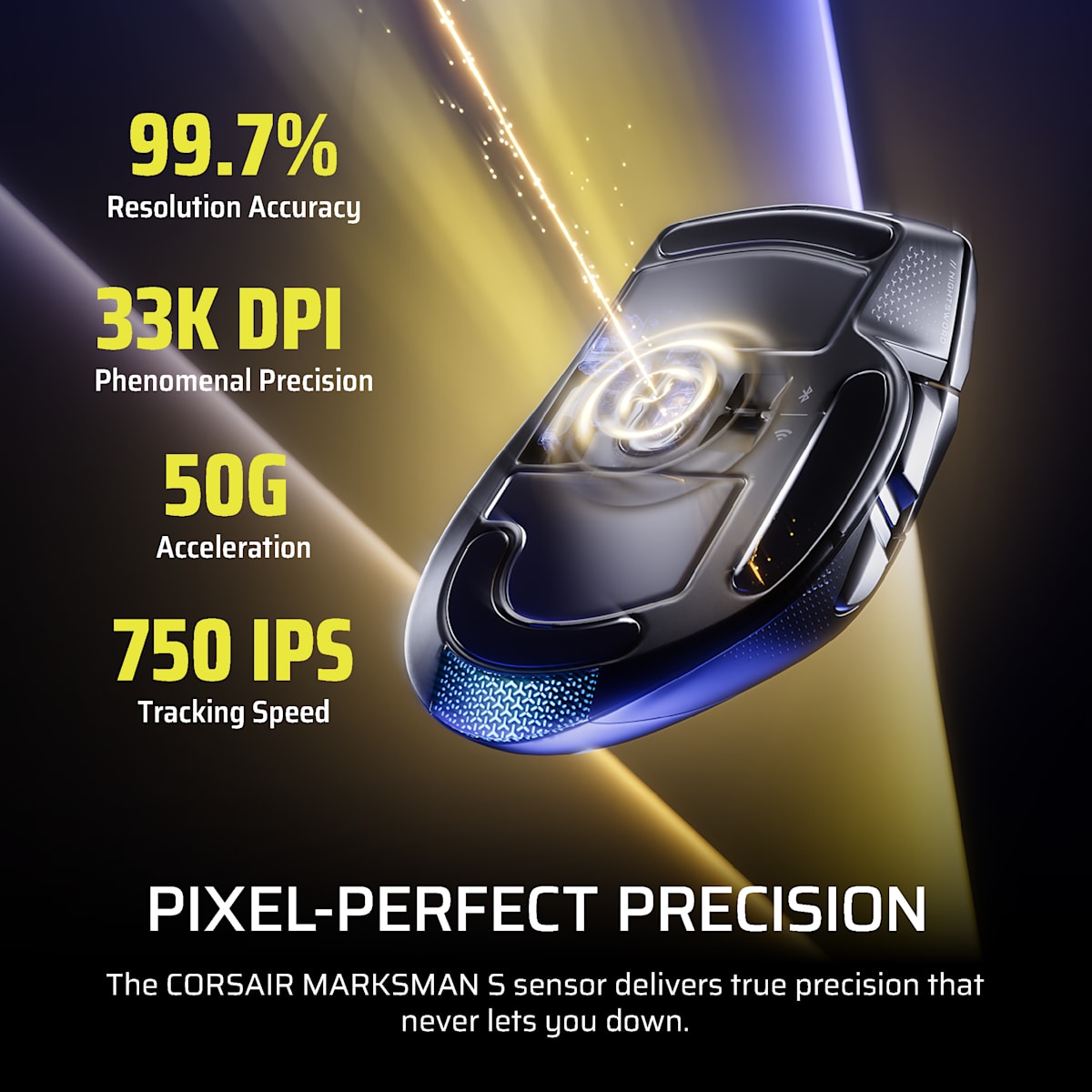 Corsair Nightsword v2 Wireless SD Stream Deck Gaming Mouse — фото 8