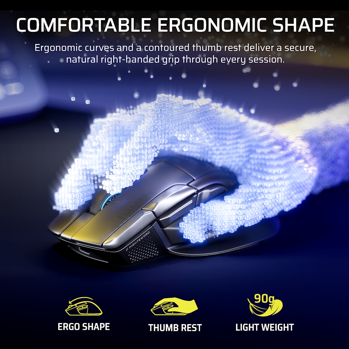 Corsair Nightsword v2 Wireless SD Stream Deck Gaming Mouse — фото 9