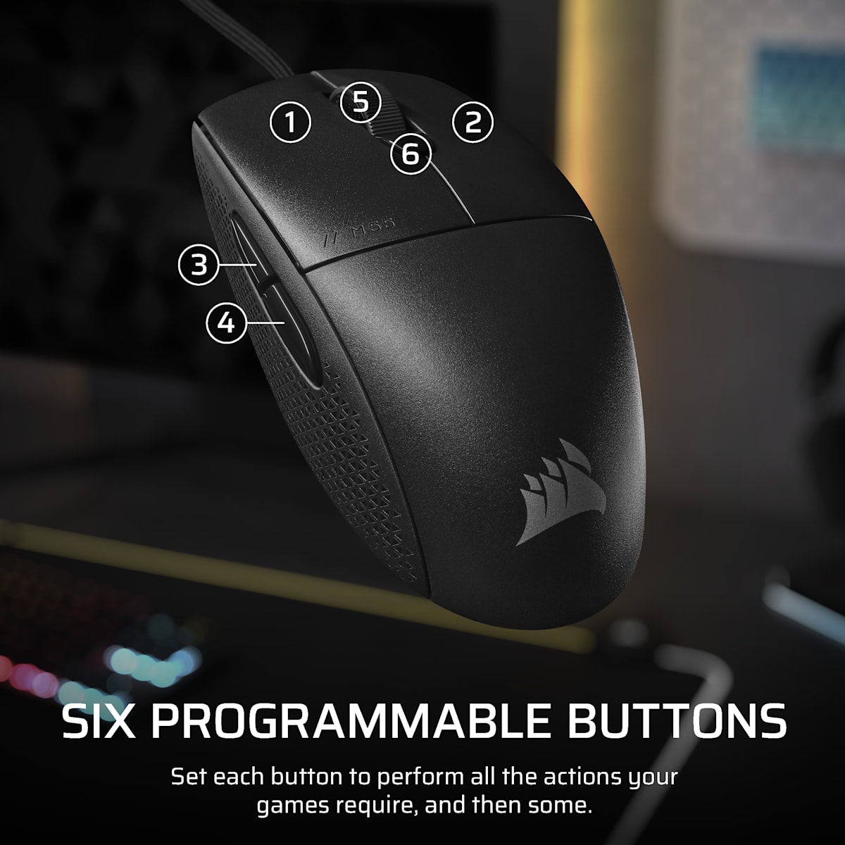 Corsair M55 Lightweight Gaming Mouse — фото 7