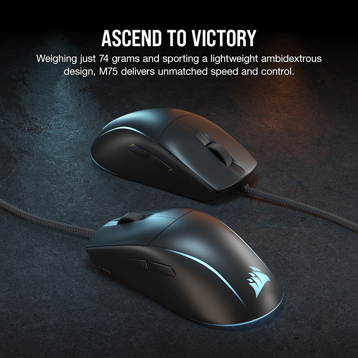 Corsair M75 Lightweight RGB Gaming Mouse — фото 2