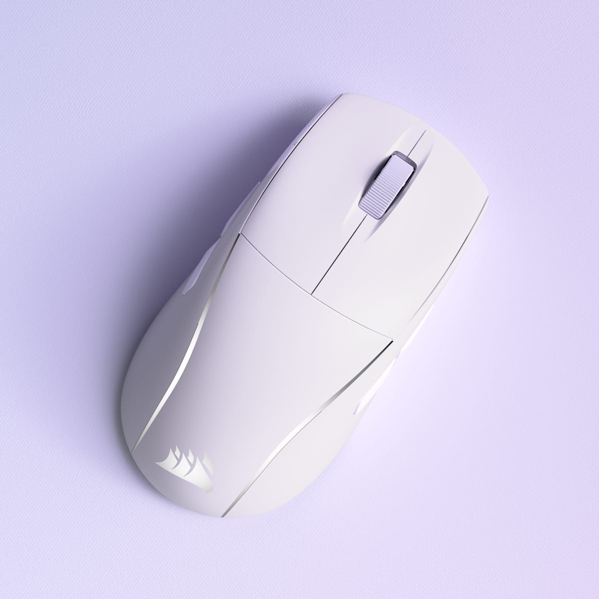 Corsair M75 Wireless Lightweight RGB Apple Gaming Mouse, цвет: Морозный белый — фото 3
