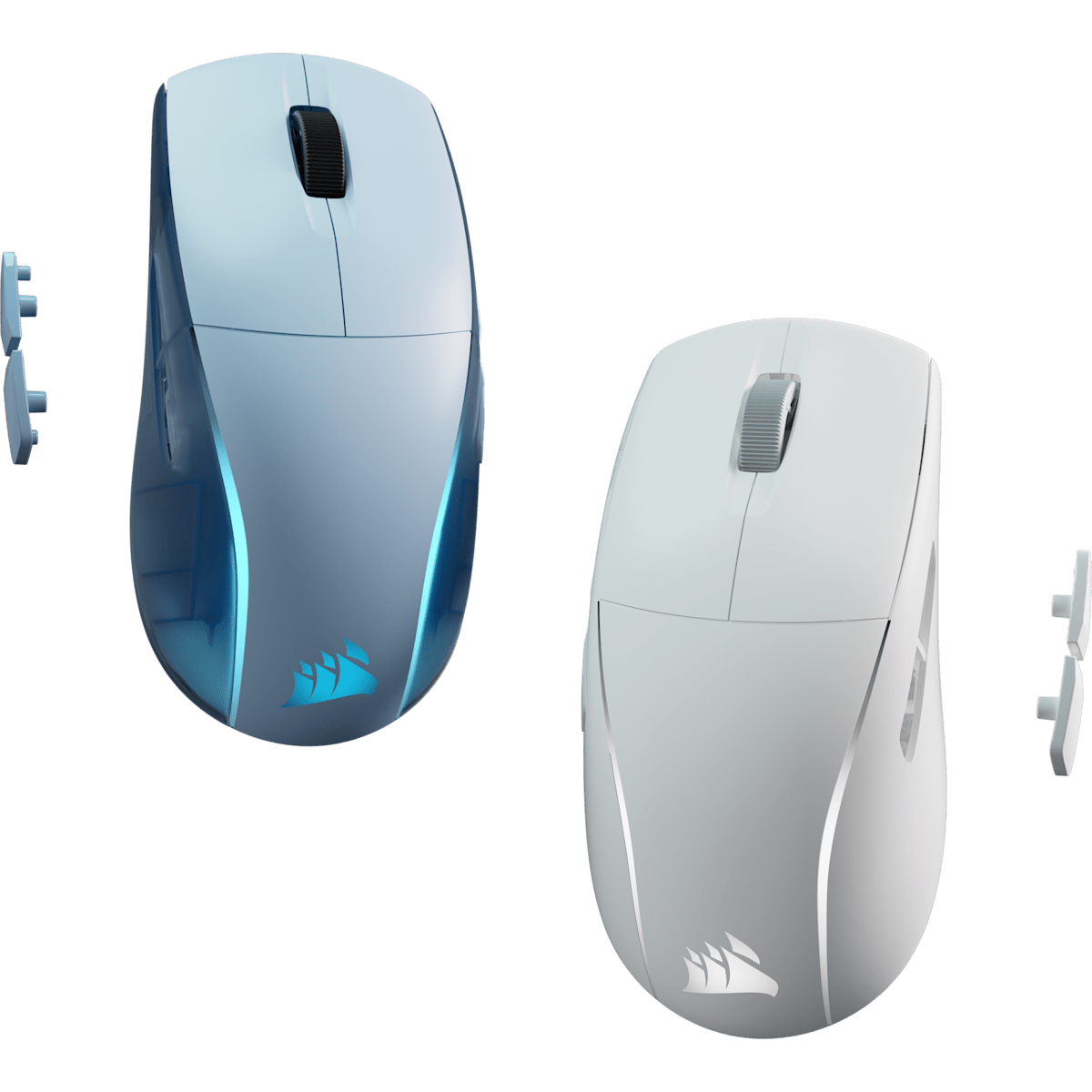 Corsair M75 Wireless Lightweight RGB Apple Gaming Mouse, цвет: Морозный белый — фото 6