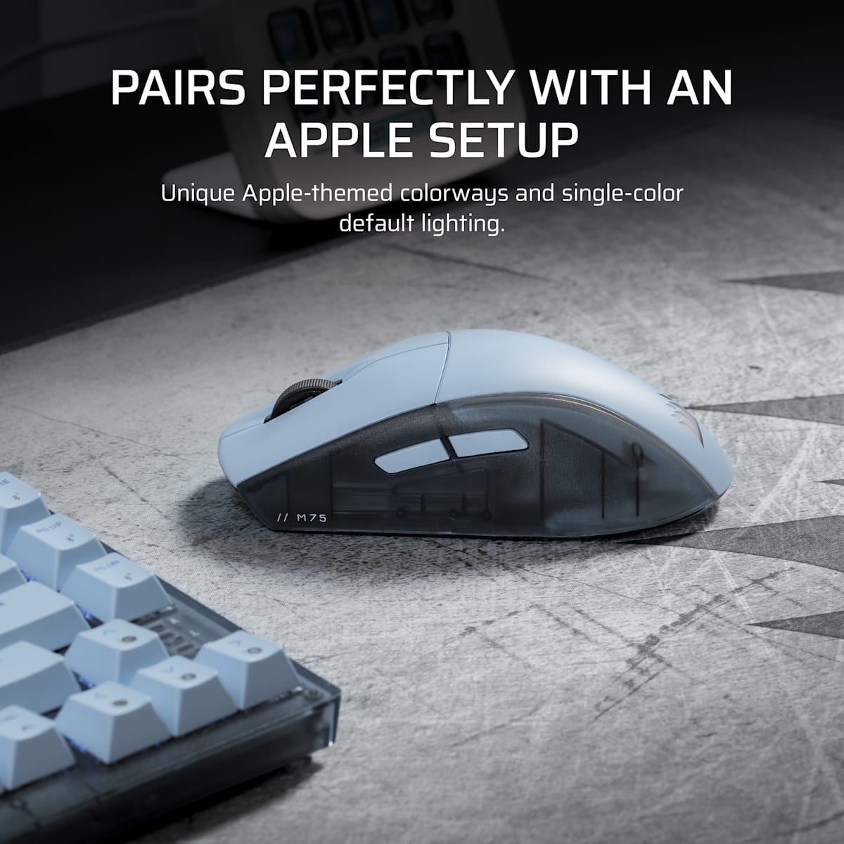Corsair M75 Wireless Lightweight RGB Gaming Mouse, цвет: Синий — фото 4