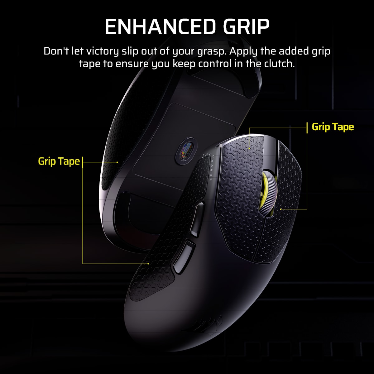 Corsair Sabre v2 Pro Ultralight Wireless Gaming Mouse, цвет: Чёрный — фото 7