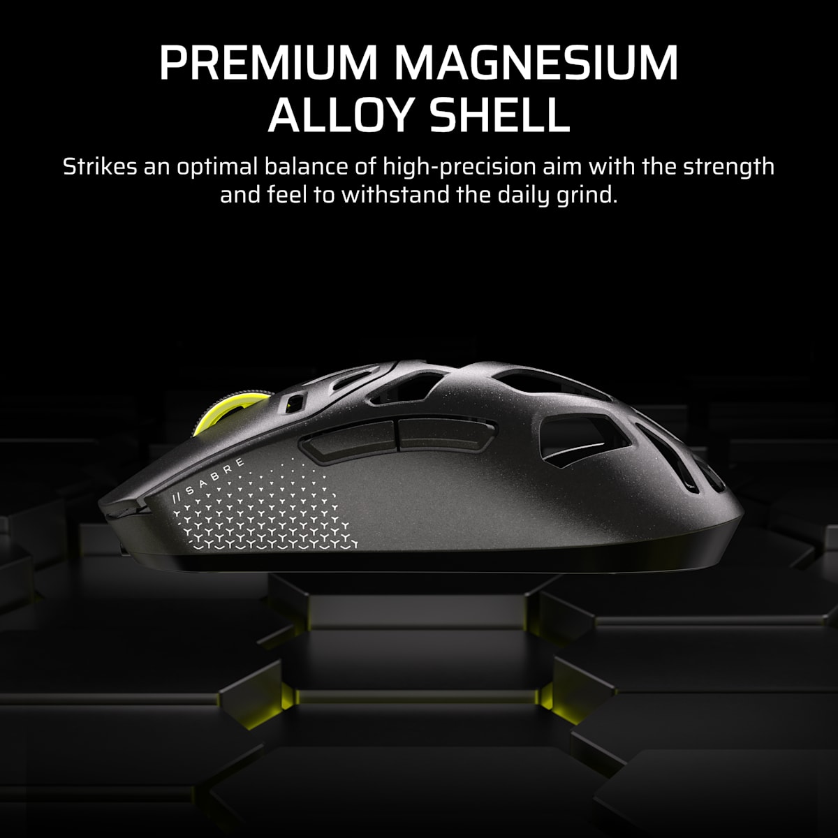 Corsair Sabre v2 Pro Wireless Magnesium Alloy Gaming Mouse, цвет: Чёрный — фото 3