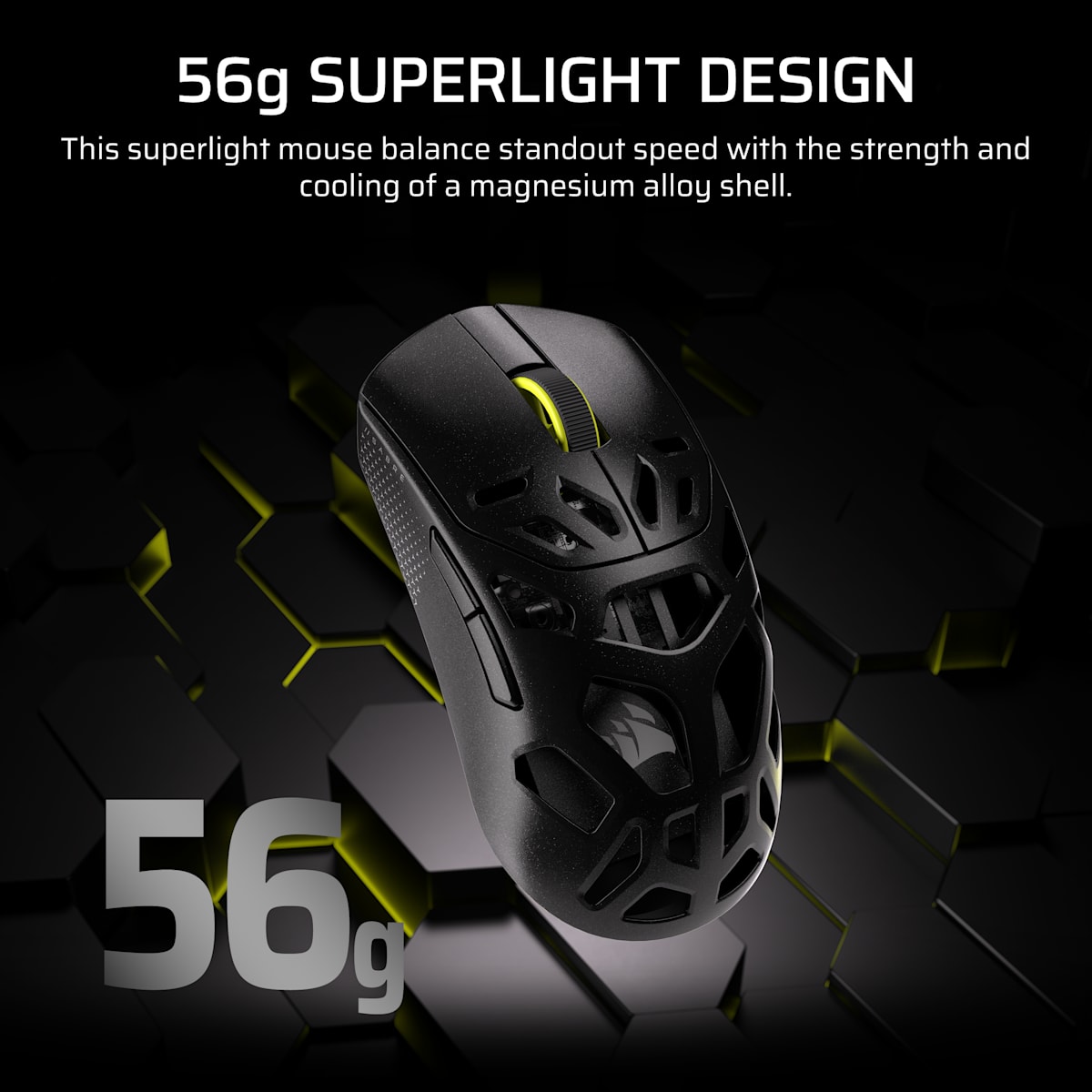 Corsair Sabre v2 Pro Wireless Magnesium Alloy Gaming Mouse, цвет: Чёрный — фото 4