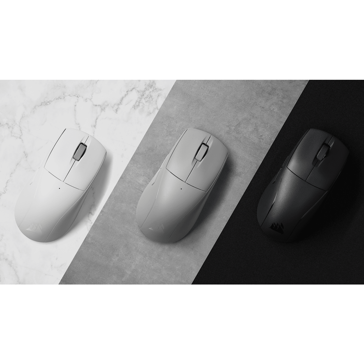 Corsair M75 Air Wireless Ultra-Lightweight Gaming Mouse — Light, цвет: Серый — фото 9