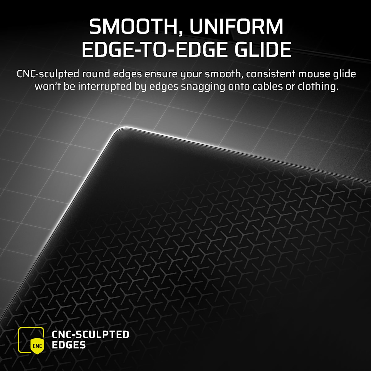 Corsair MM Glass Large Precision Gaming Mouse Pad, цвет: Чёрный — фото 6