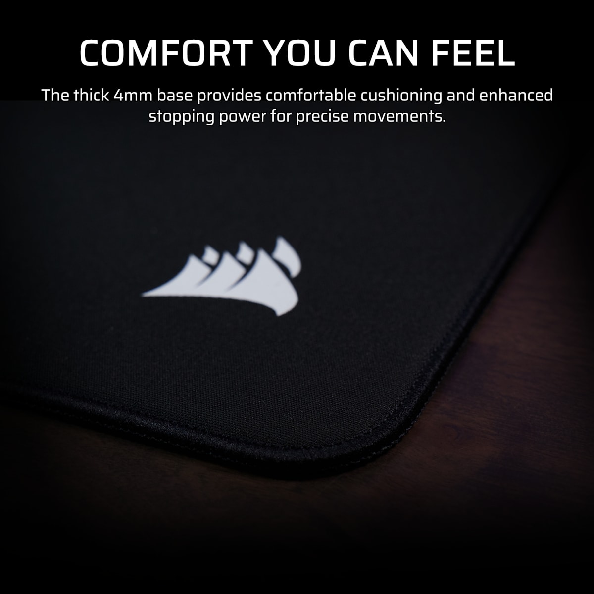 Corsair MM PRO Control Large Esports-Tuned Cloth Mouse Pad, цвет: Чёрный — фото 4