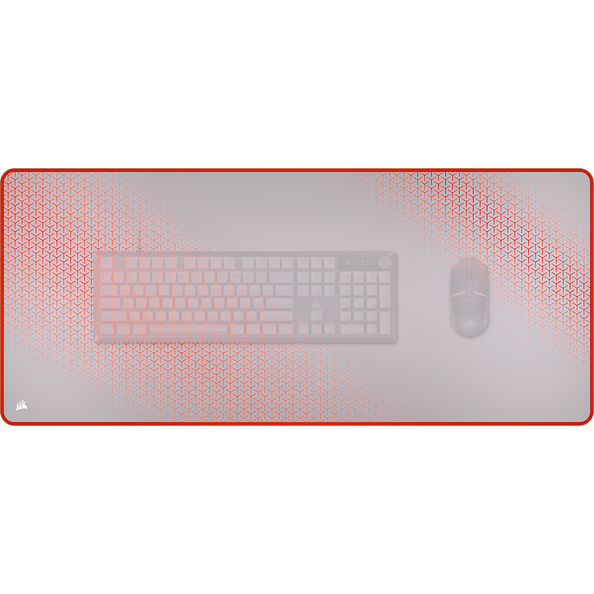 Corsair MM350 PRO Premium Spill-Proof Cloth Gaming Mouse Pad – Steel Crimson – Extended XL, цвет: Стальной малиновый — фото 5