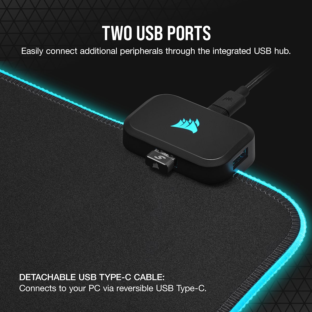 Corsair MM700 RGB Extended 3XL Cloth Gaming Mouse Pad / Desk Mat — фото 5