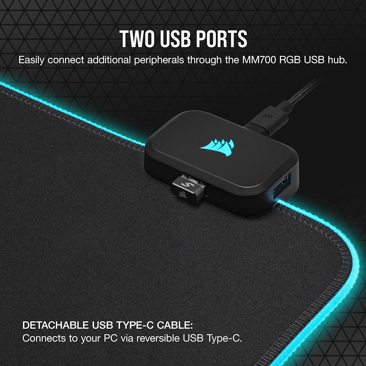 Corsair MM700 RGB Extended Mouse Pad — фото 5