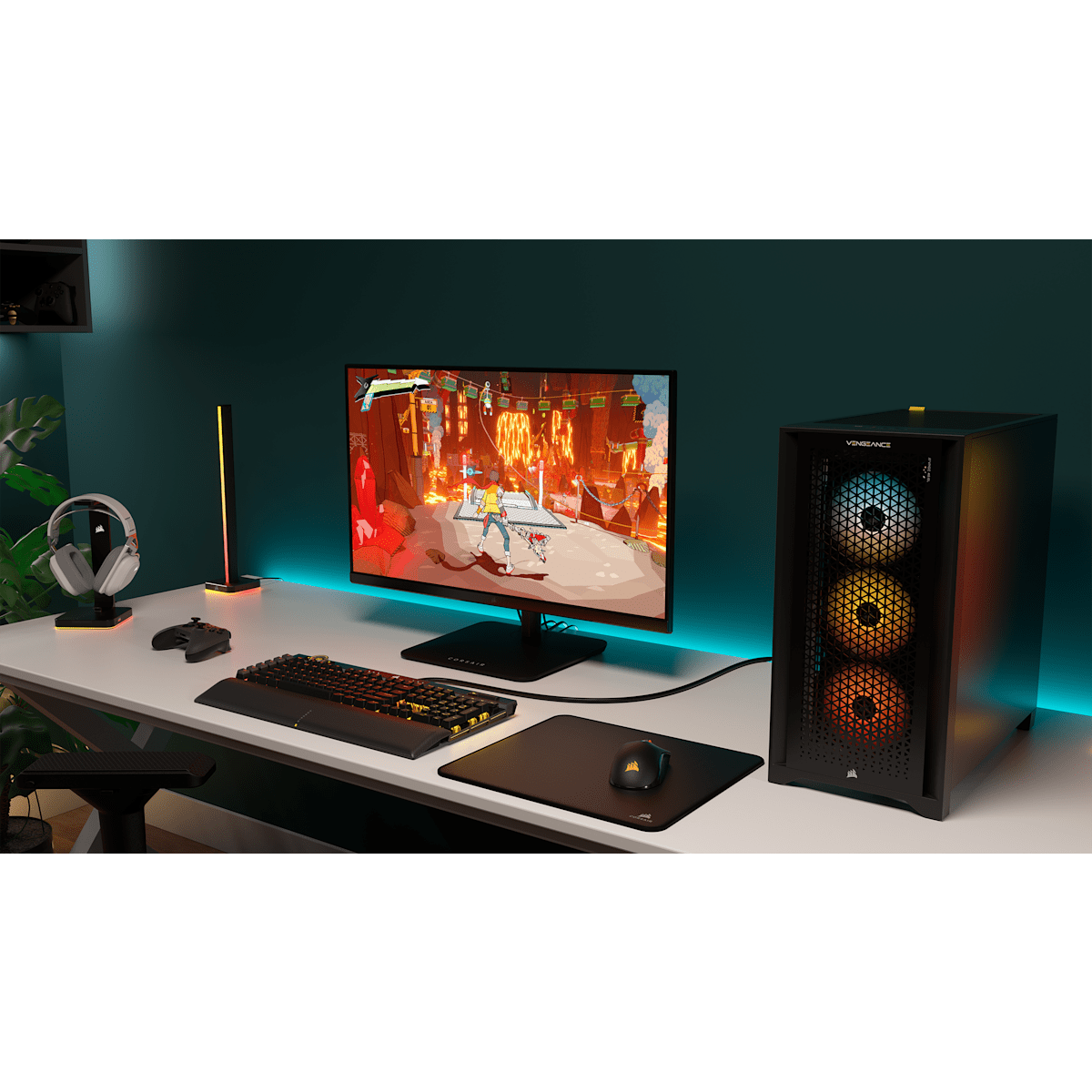 Corsair Xeneon 315QHD165 32-Inch IPS Gaming Monitor, QHD (2560 x 1440), 165Hz, 1ms, HDR-ready, 1.07 Billion Colors, цвет: With Stand — фото 8