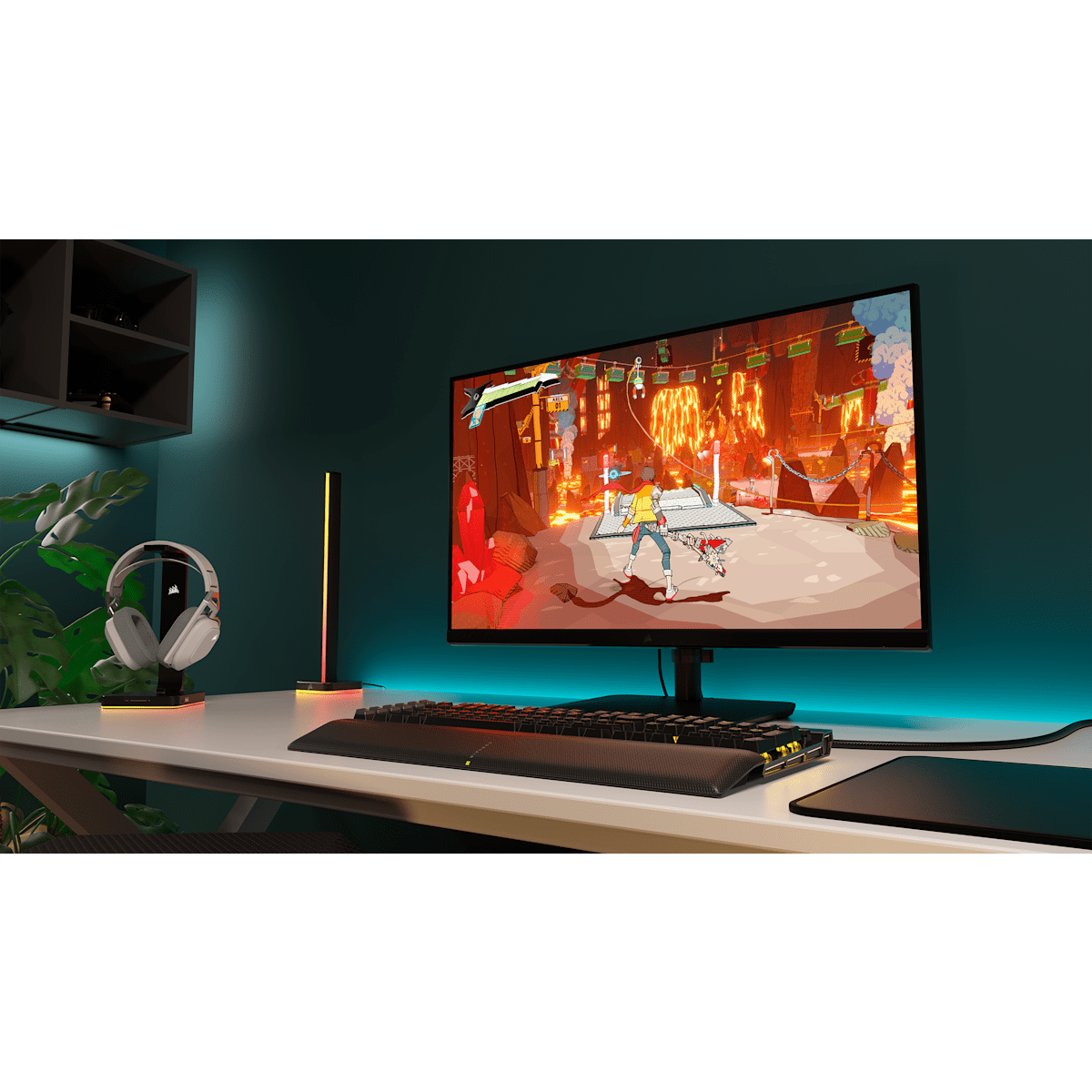 Corsair Xeneon 315QHD165 32-Inch IPS Gaming Monitor, QHD (2560 x 1440), 165Hz, 1ms, HDR-ready, 1.07 Billion Colors, цвет: With Stand — фото 9
