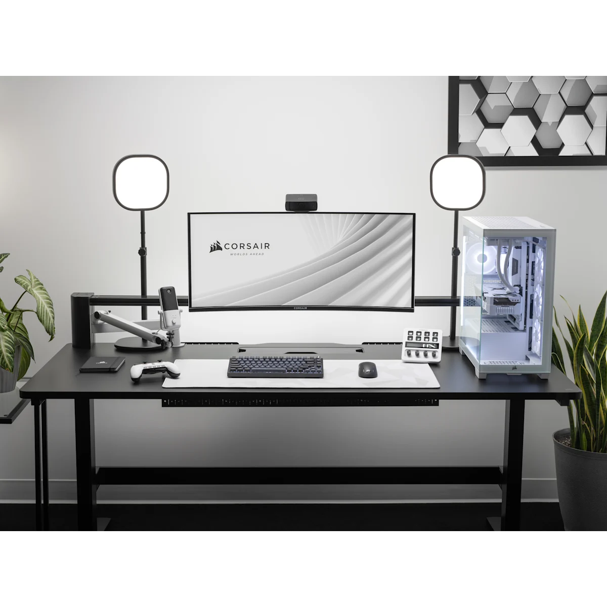 Corsair Xeneon 34WQHD240-C Qd-Oled Gaming Monitor, 34-Inch, 3440 x 1440 (Wqhd), 1800R Curvature, 240Hz, 0.03ms GtG, DisplayHDR True Black 400, 1.5M:1 Contrast Ratio, цвет: With Stand — фото 4