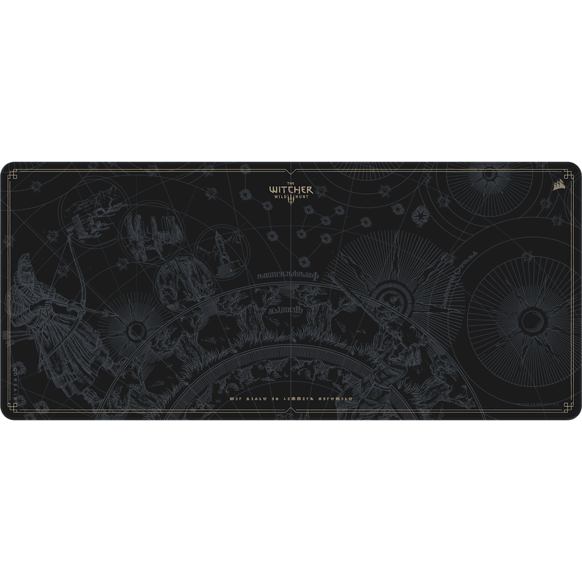 Corsair MM300 2XL Anti-Fray Cloth Gaming Mouse Pad - Witcher 3: Wild Hunt 10th Anniversary Edition — фото 1