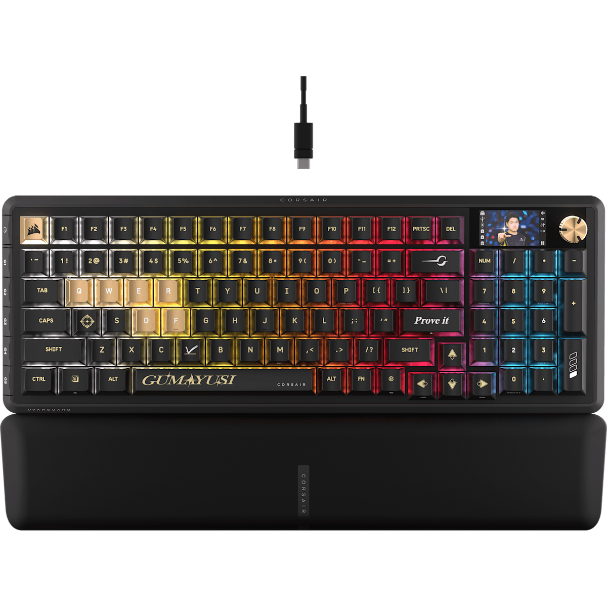 Corsair Vanguard Pro 96 Hall Effect Gaming Keyboard — Gumayusi Limited Edition — фото 1