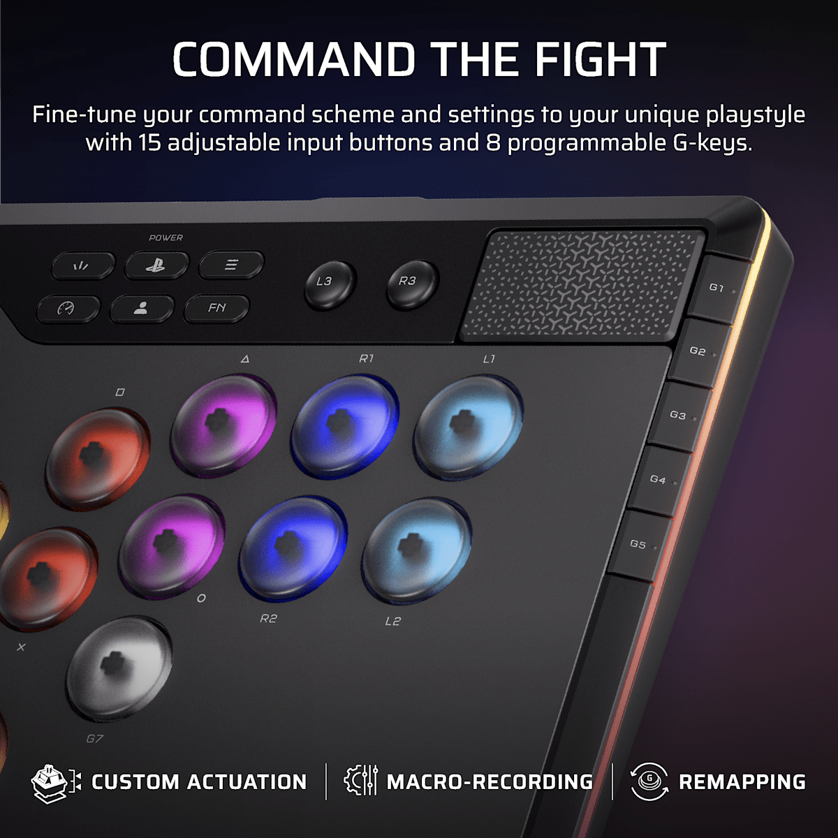 Corsair Novablade Pro Wireless Hall Effect Leverless Fighting Game Controller — фото 6