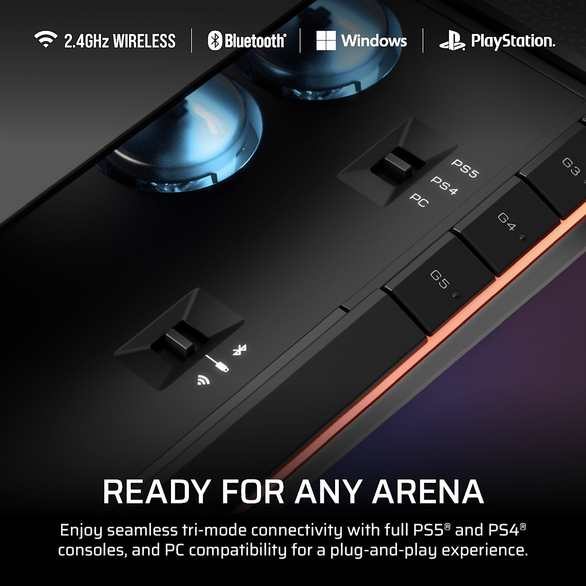 Corsair Novablade Pro Wireless Hall Effect Leverless Fighting Game Controller — фото 9