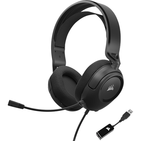 Corsair HS35 Surround v2 Multiplatform Gaming Headset, цвет: Карбоновый