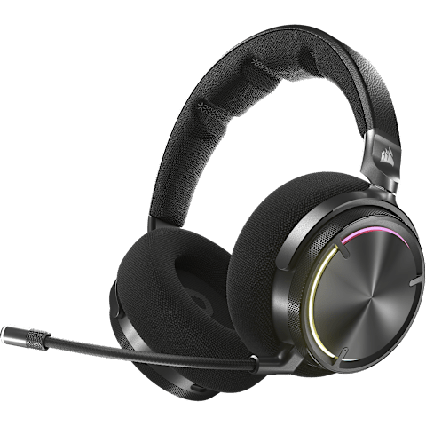 Гарнитура Corsair Virtuoso Max Wireless Gaming Headset, цвет: Карбоновый
