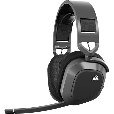 Corsair HS80 Max Wireless Gaming Headset, цвет: Стальной серый
