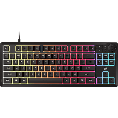 Corsair K55 Core Tkl Rgb Gaming Keyboard, цвет: Na - North American Layout