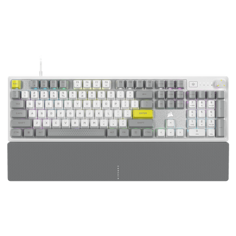 Corsair K70 Core SE RGB Mechanical Gaming Keyboard with Palm Rest, цвет: Белый