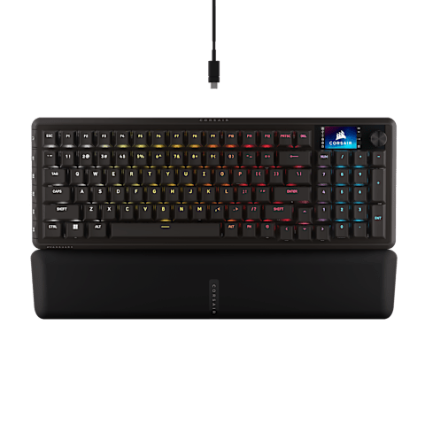 Corsair Vanguard 96 Mechanical Gaming Keyboard, цвет: Чёрный