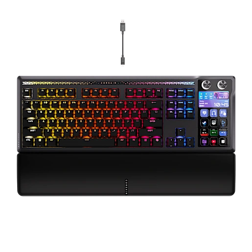 CORSAIR Tastiera meccanica GALLEON 100 SD con Stream Deck integrato (IT)