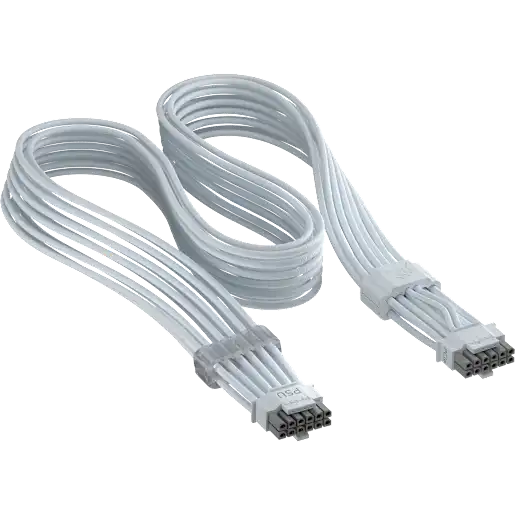 Cavo CORSAIR ThermalProtect PCIe 5.1 600W 12V-2x6 - Bianco