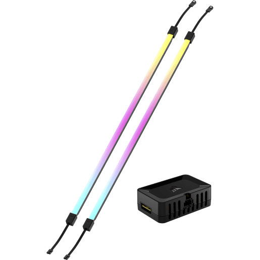 CORSAIR iCUE LINK LS350 Aurora RGB Light Strips - 350mm Kit