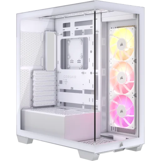 CORSAIR 3500X ARGB Mid-Tower PC Case - White