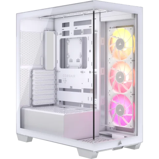 CORSAIR iCUE LINK 3500X RGB Mid-Tower PC Case - White