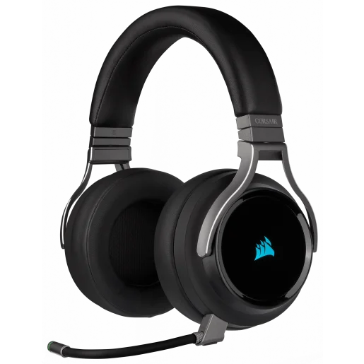 CORSAIR VIRTUOSO RGB WIRELESS High-Fidelity Gaming Headset - Carbon (EU) (Revival Series)