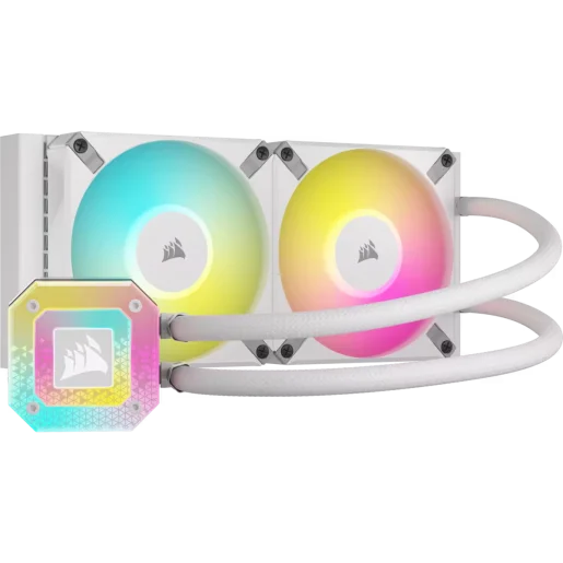 CORSAIR iCUE H100i ELITE CAPELLIX XT Liquid CPU Cooler, White (Certified Refurbished)