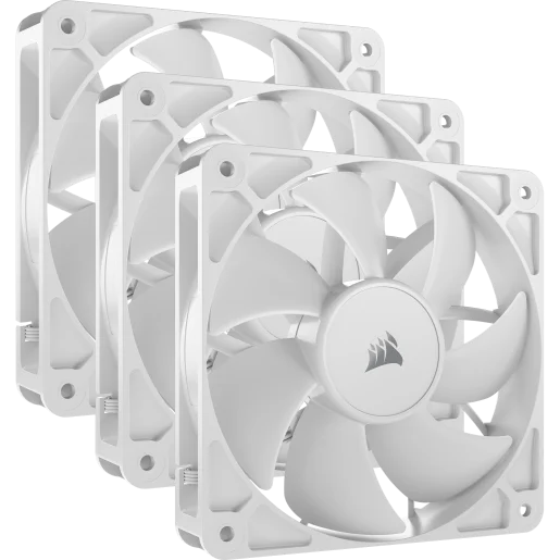 CORSAIR RS120 120mm PWM Fans - Triple Pack - White