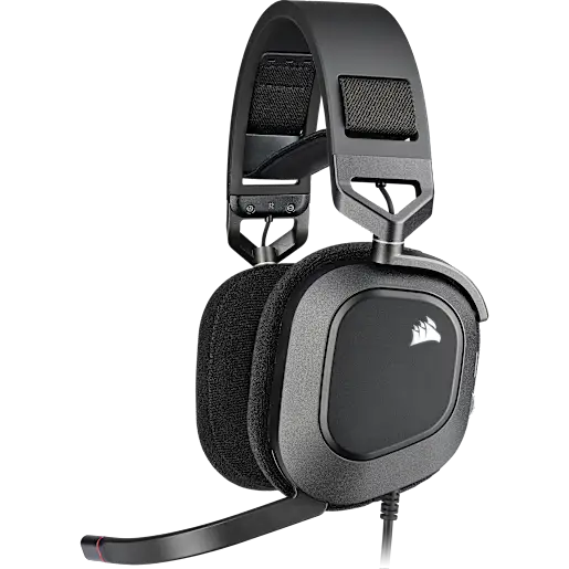 CORSAIR HS80 RGB USB Wired Gaming Headset - Carbon (Revival Series)