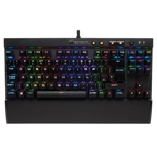 CORSAIR K65 RGB RAPIDFIRE Compact Mechanical Gaming Keyboard - CHERRY® MX Speed RGB (UK)