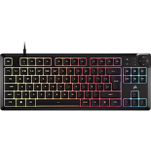 CORSAIR Teclado para juegos K55 CORE TKL RGB (ES)