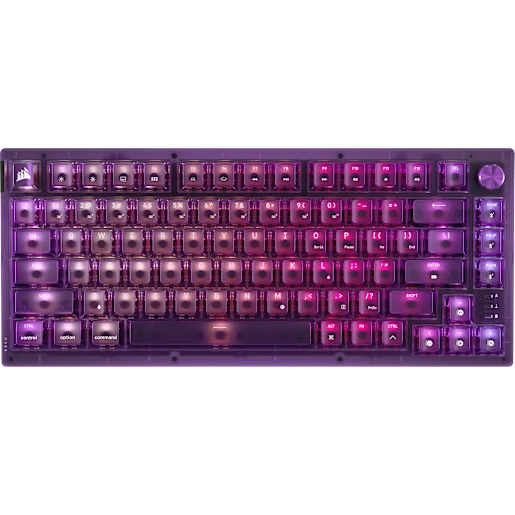 CORSAIR K65 PLUS Wireless Mechanical Gaming Keyboard – Atomic Purple