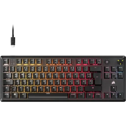 CORSAIR K70 CORE TKL RGB mechanische Gaming-Tastatur (DE)